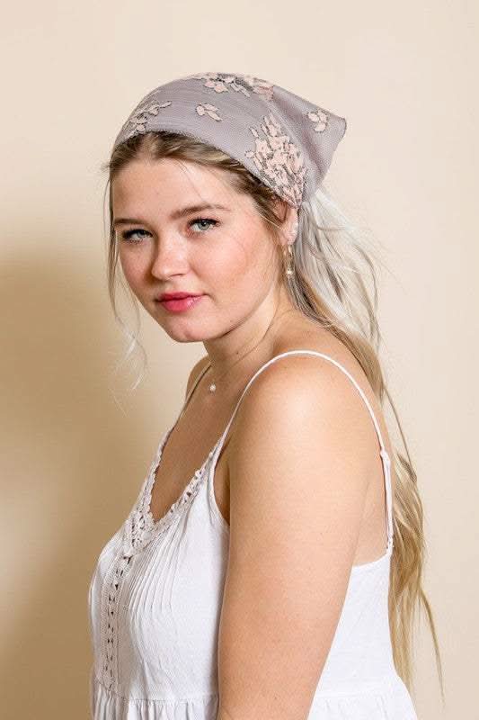 Bohemian Floral Lace Headscarf - SwagglyLife Home & Fashion